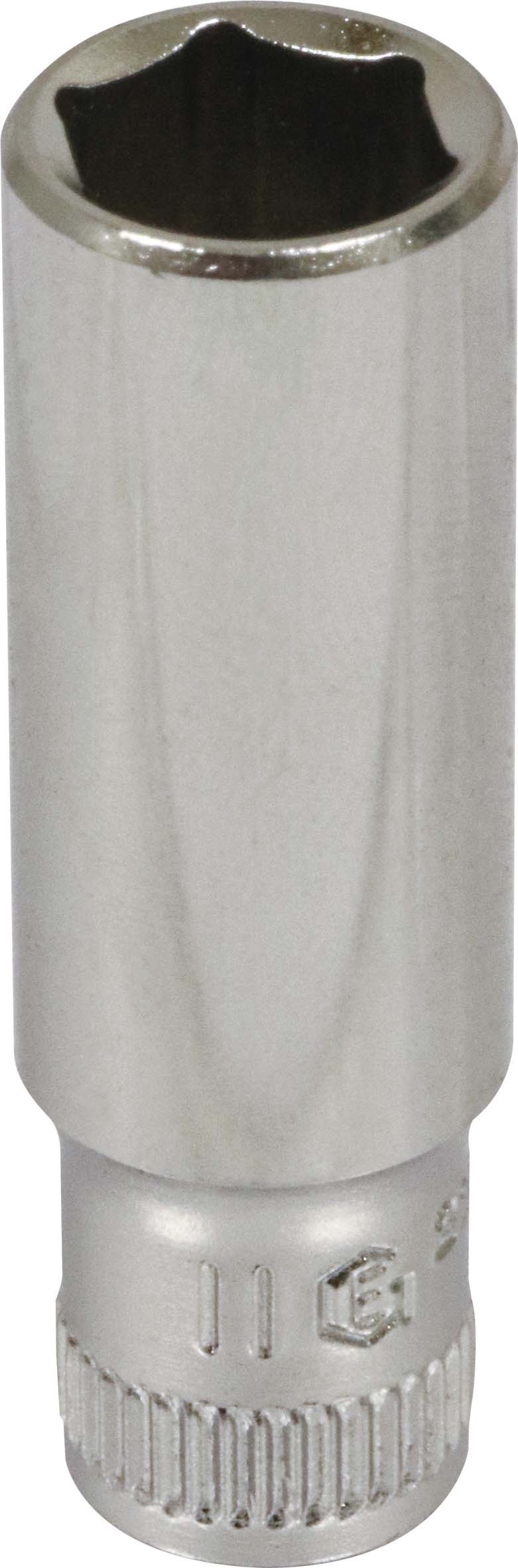 Douille longue 1/4 l50mm taille 11 dt /carte DRAKKAR TOOLS - 11842