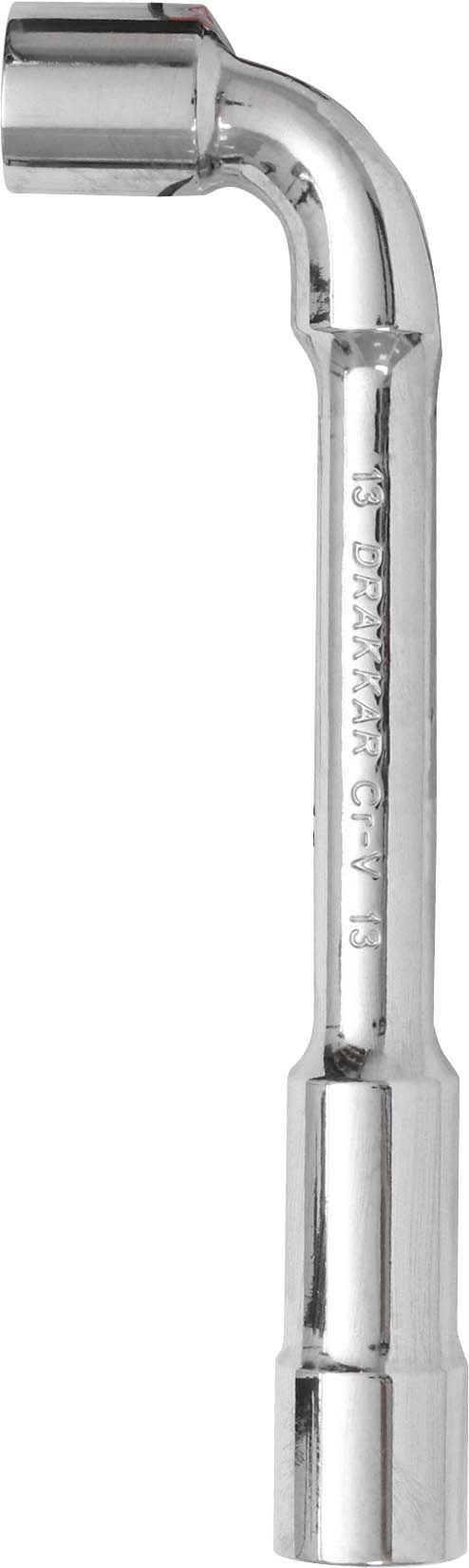 Cle pipe cv 13mm debouchee 6x6p/carte dt DRAKKAR TOOLS - 12217