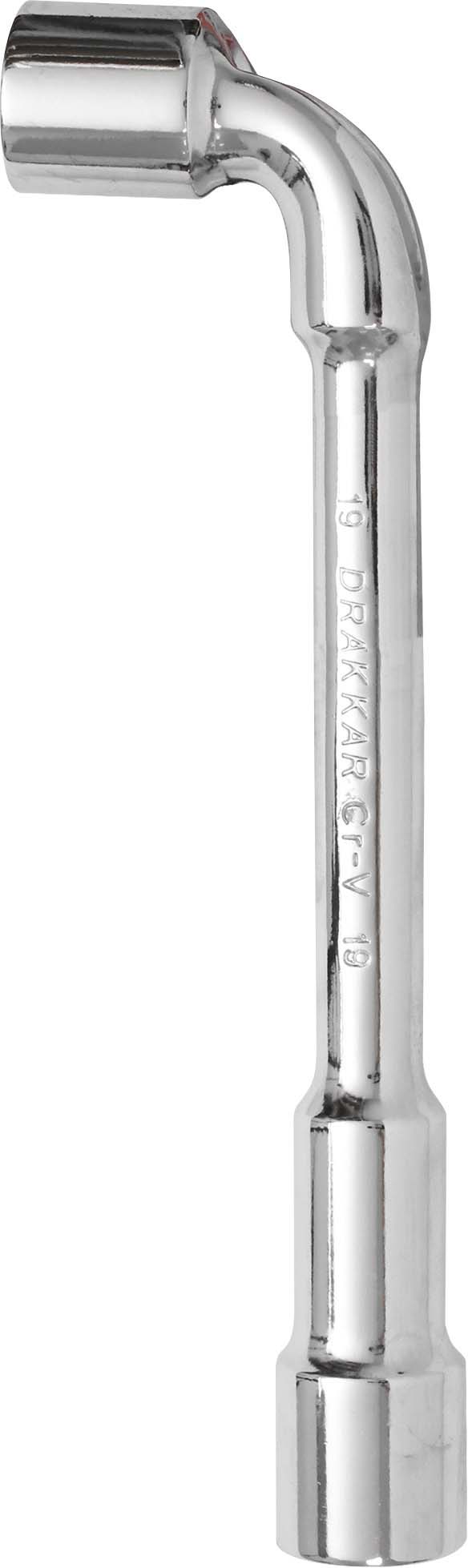 Cle pipe cv 19mm debouchee 6x6p/carte dt DRAKKAR TOOLS - 12229