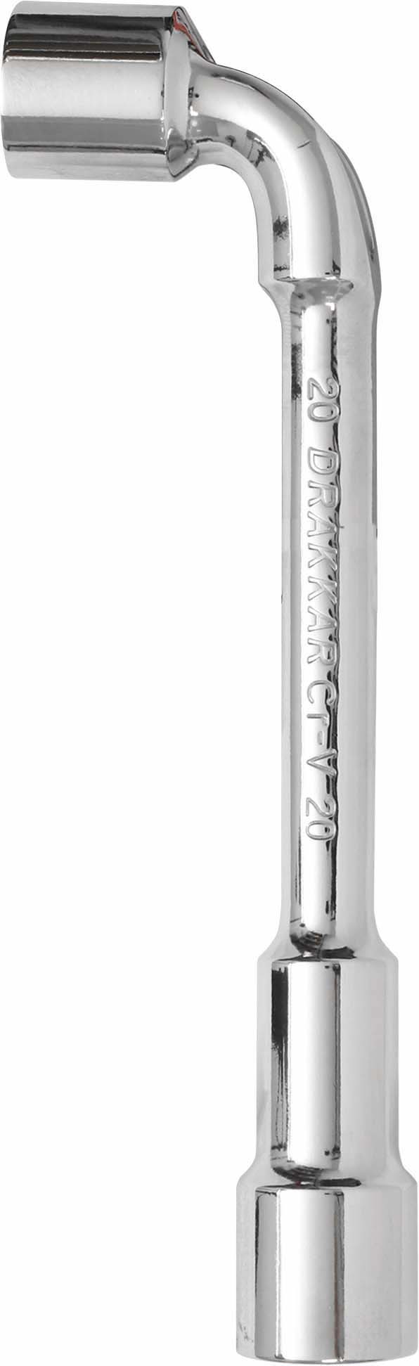 Cle pipe cv 20mm debouchee 6x6p/carte dt DRAKKAR TOOLS - 12231