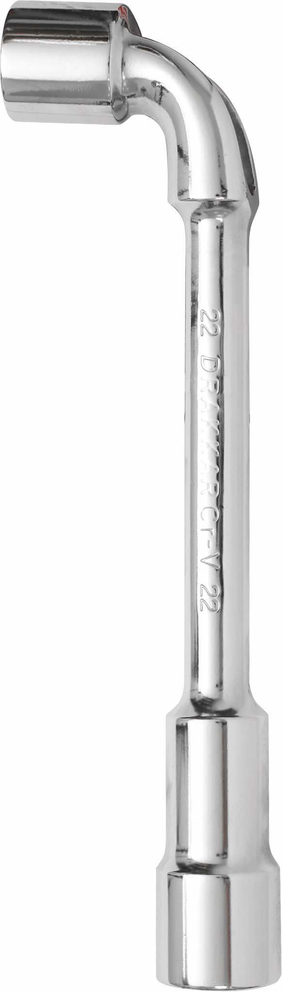 Cle pipe cv 22mm debouchee 6x6p/carte dt DRAKKAR TOOLS - 12235