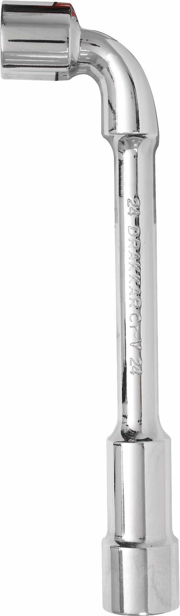 Cle pipe cv 24mm debouchee 6x6p/carte dt DRAKKAR TOOLS - 12239