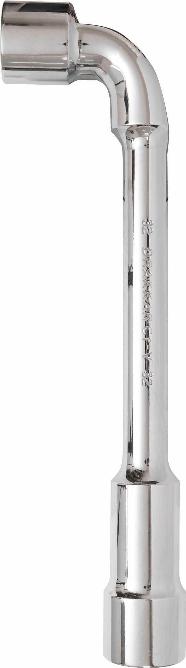 Cle pipe cv 32mm debouchee 6x6p/carte dt DRAKKAR TOOLS - 12255