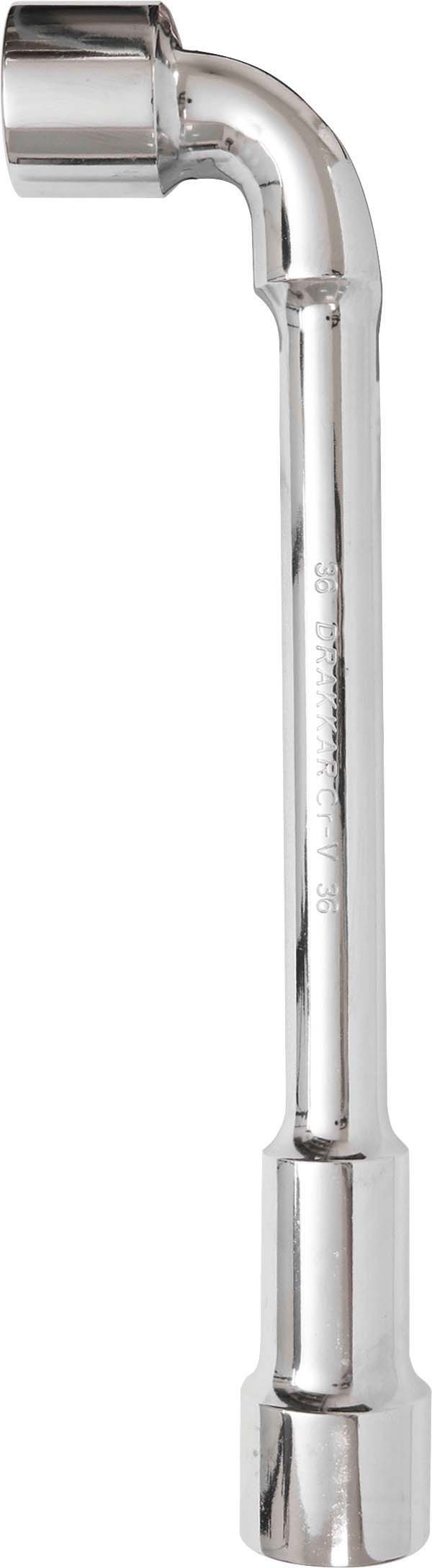 Cle pipe cv 36mm debouchee 6x6p/carte dt DRAKKAR TOOLS - 12257