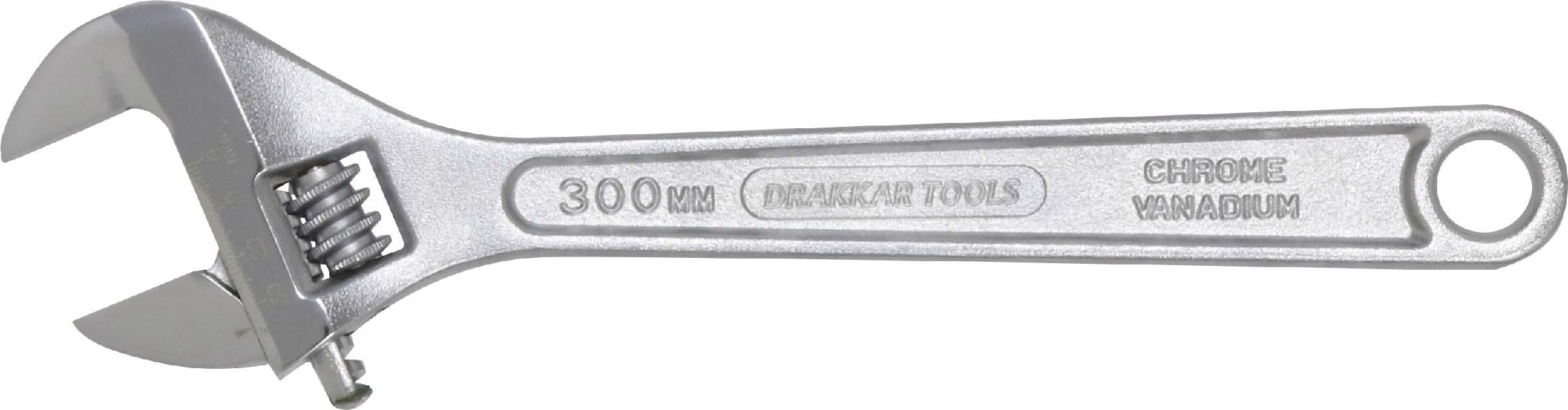 Cle a molette 300mm 12' c.v./carte dt DRAKKAR TOOLS - 12407