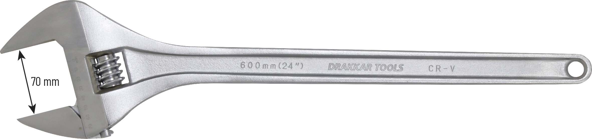 Cle a molette 610mm 24' c.v dt DRAKKAR TOOLS - 12412