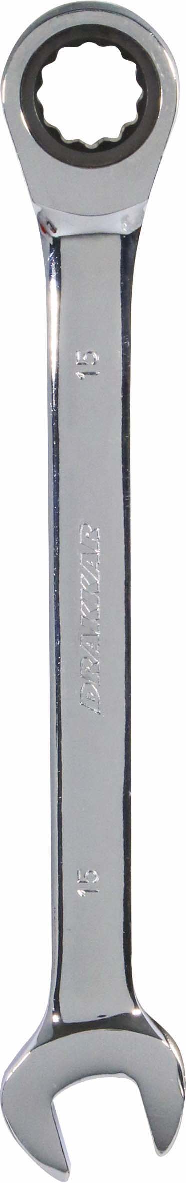 Cle mixte a cliquet 15mm DRAKKAR TOOLS - 12827