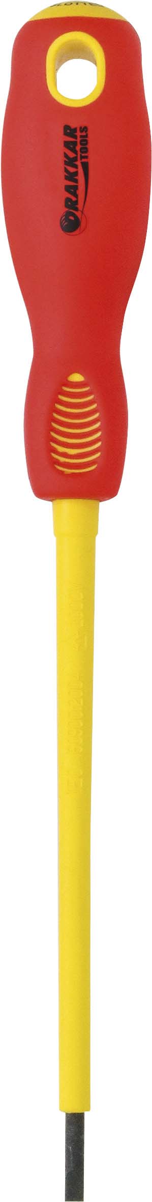 Tournevis elect.isole 1000w 3.0x100/carte DRAKKAR TOOLS - 13282