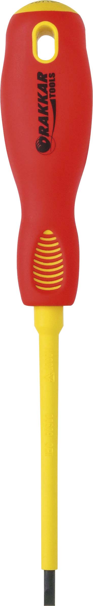 Tournevis electr.isole 1000w 4.0x100 DRAKKAR TOOLS - 13283