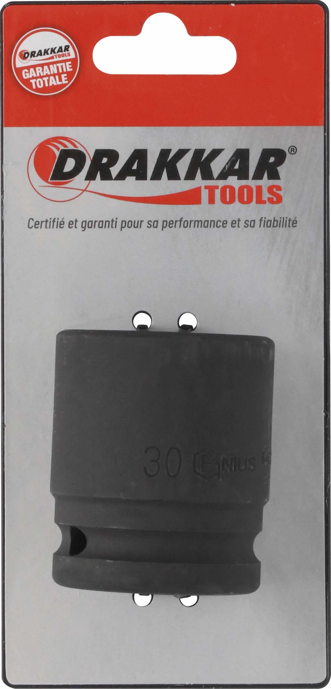 Douille a choc 3/4' de 30mm dt s/carte DRAKKAR TOOLS - 13459