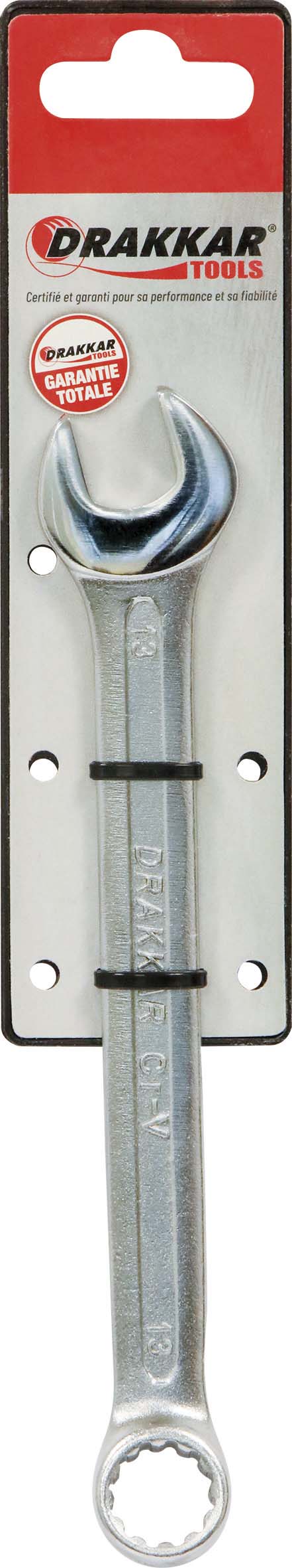 Cle mixte tete polie 13mm/carte dt DRAKKAR TOOLS - 13833