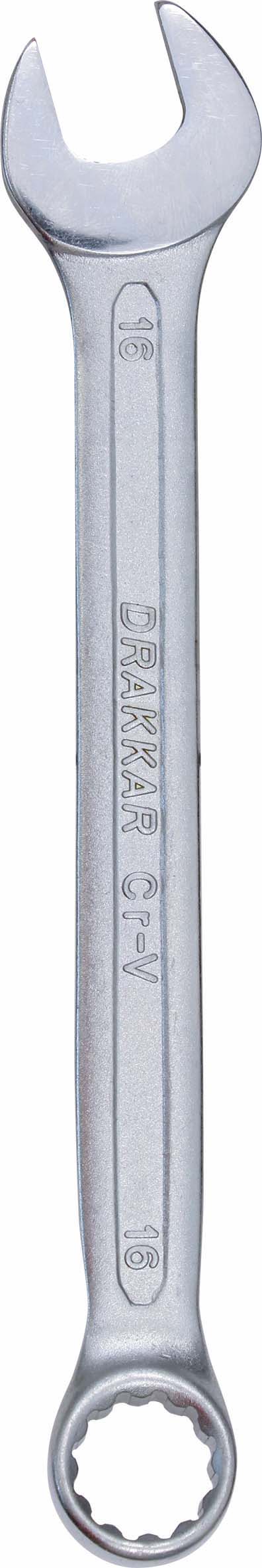 Cle mixte tete polie 16mm/carte dt DRAKKAR TOOLS - 13836