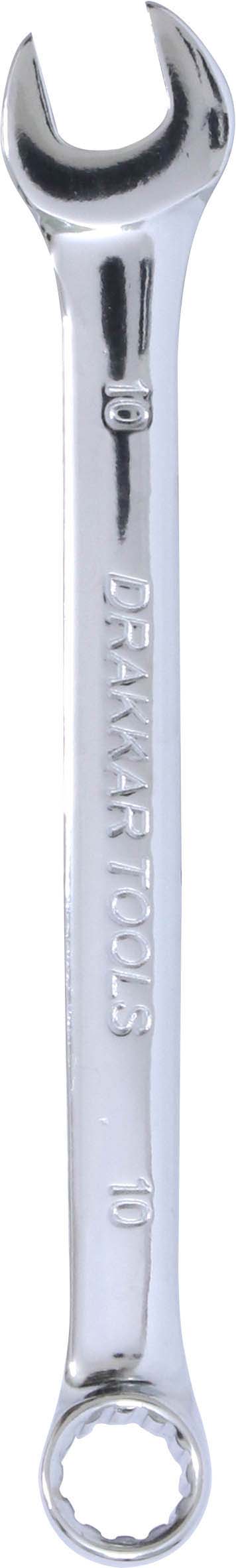 Cle mixte 10mm /carte dt full polish DRAKKAR TOOLS - 13863