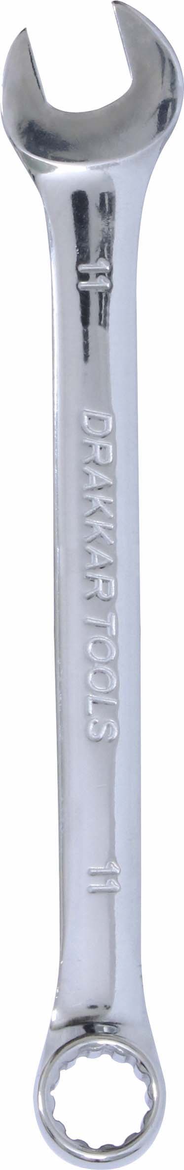 Cle mixte 11mm /carte dt full polish DRAKKAR TOOLS - 13865