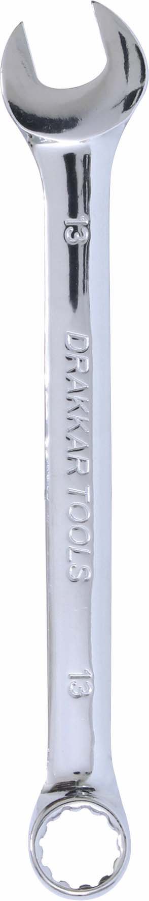 Cle mixte 13mm /carte dt full polish DRAKKAR TOOLS - 13869