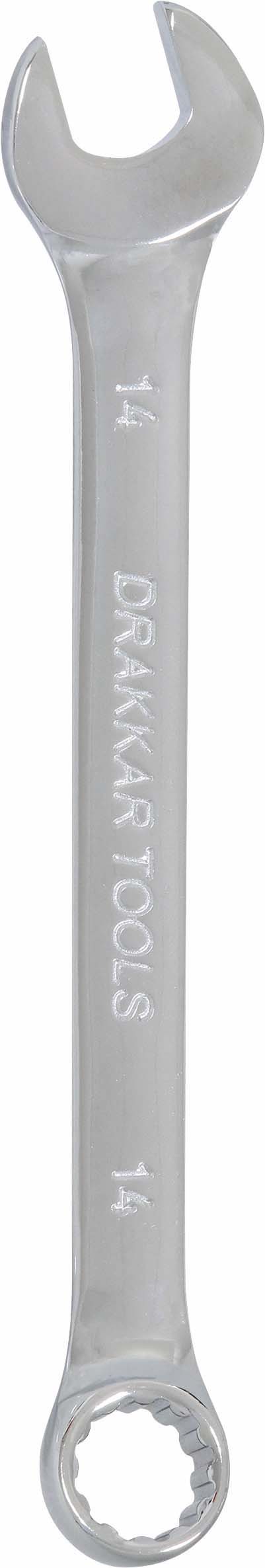 Cle mixte 14mm/vrac dt full polish DRAKKAR TOOLS - 13870