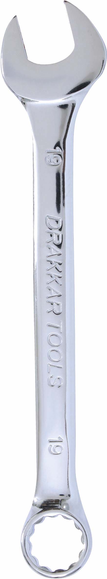 Cle mixte 19mm /carte dt full polish DRAKKAR TOOLS - 13881