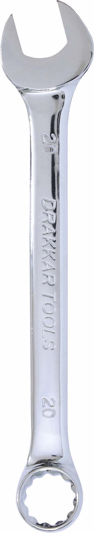 Cle mixte 20mm /carte dt full polish DRAKKAR TOOLS - 13883