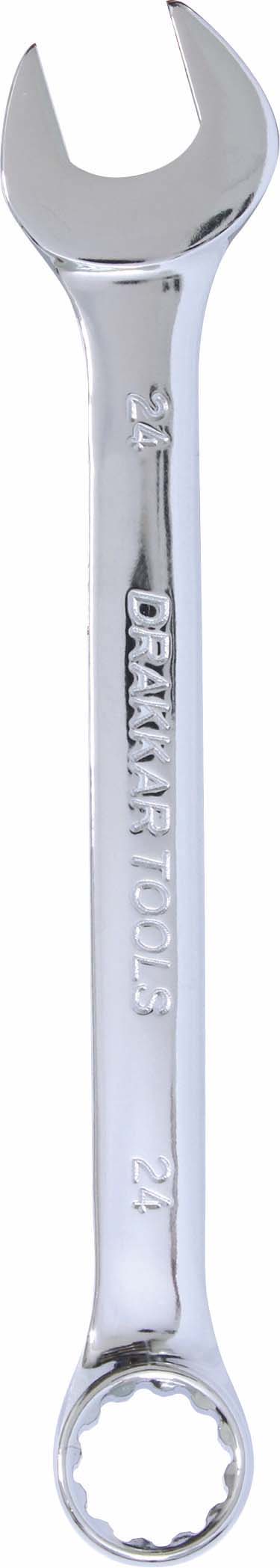 Cle mixte 24mm /carte dt full polish DRAKKAR TOOLS - 13891