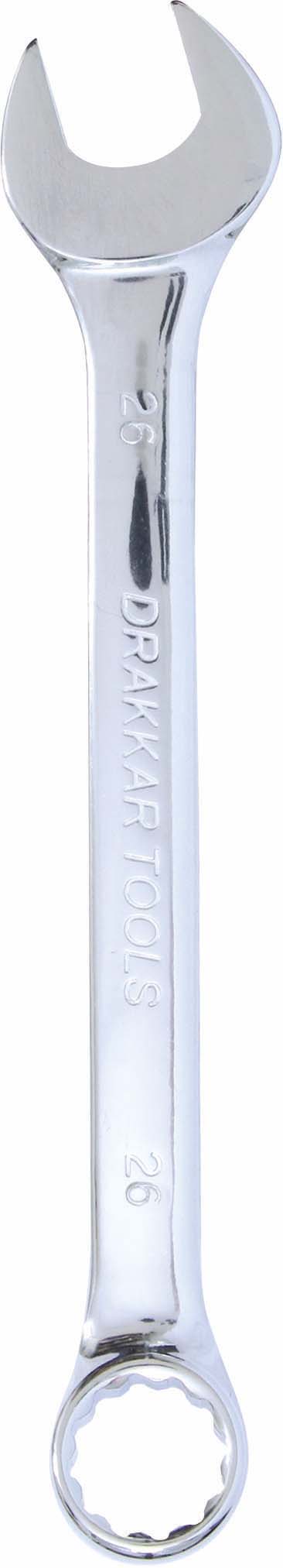Cle mixte 26mm /carte dt full polish DRAKKAR TOOLS - 13895