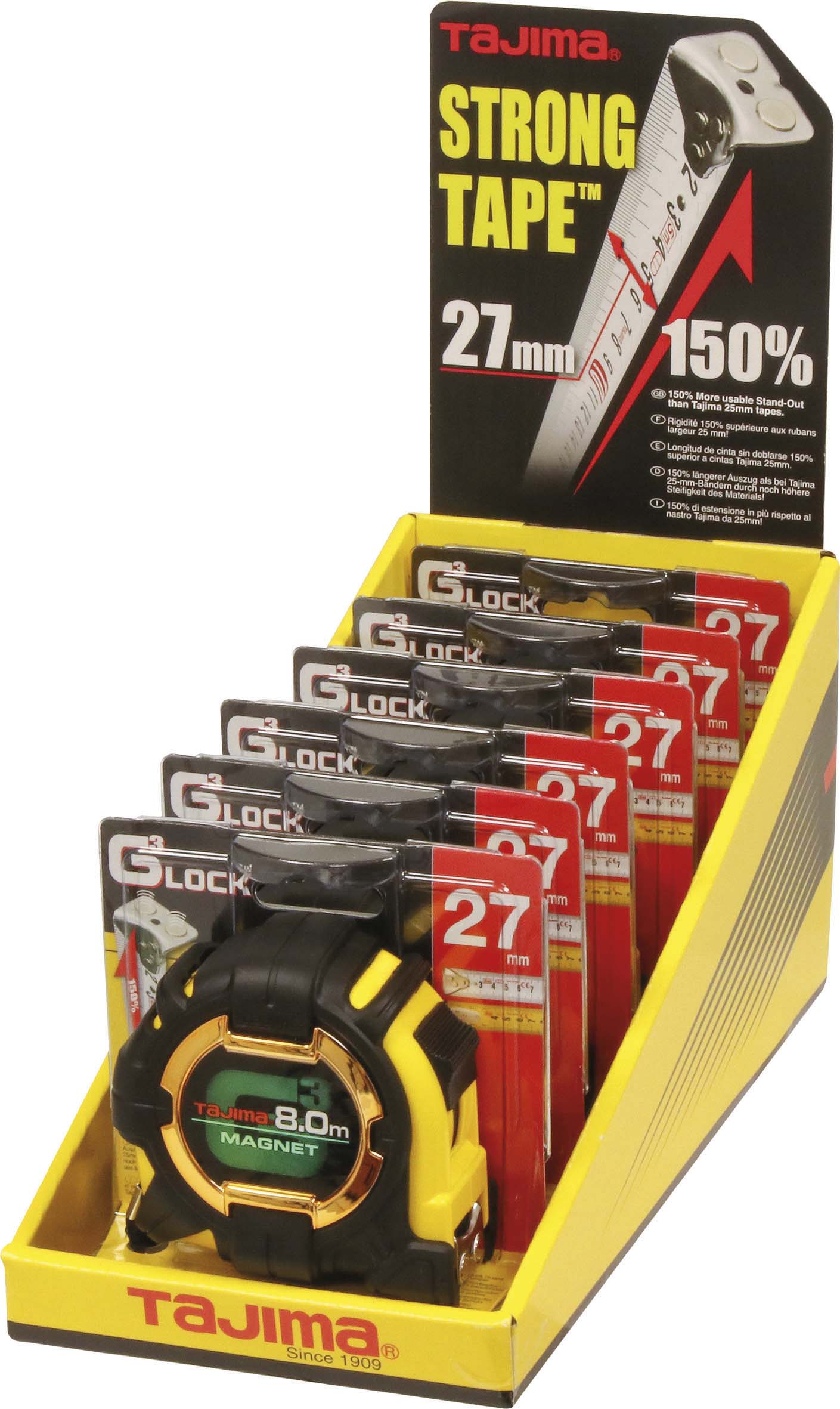 Ruban blanc aimante 8mx27m TAJIMA - 14343