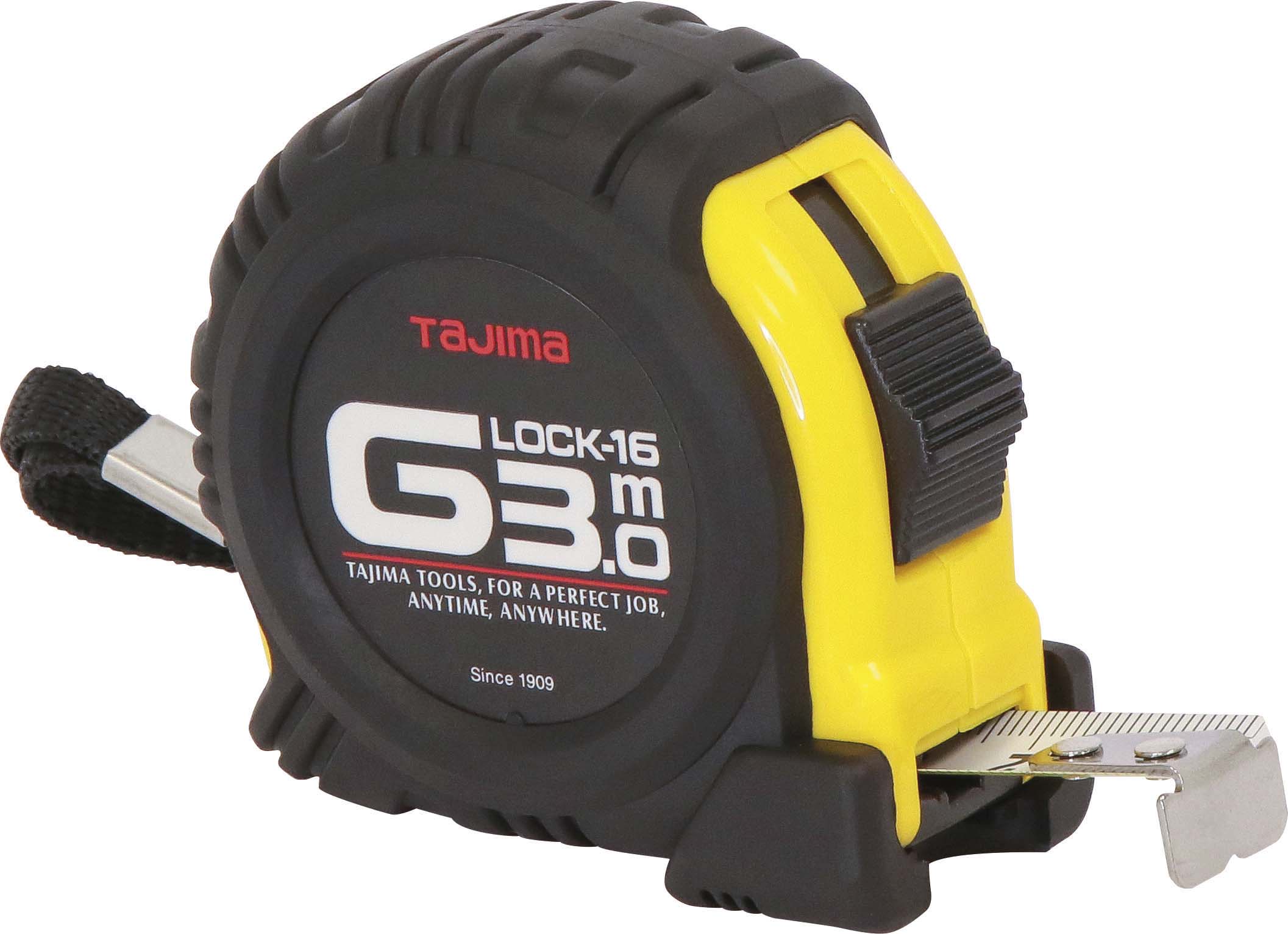 Mesure 3m 16mm g lock jaune TAJIMA - 14378
