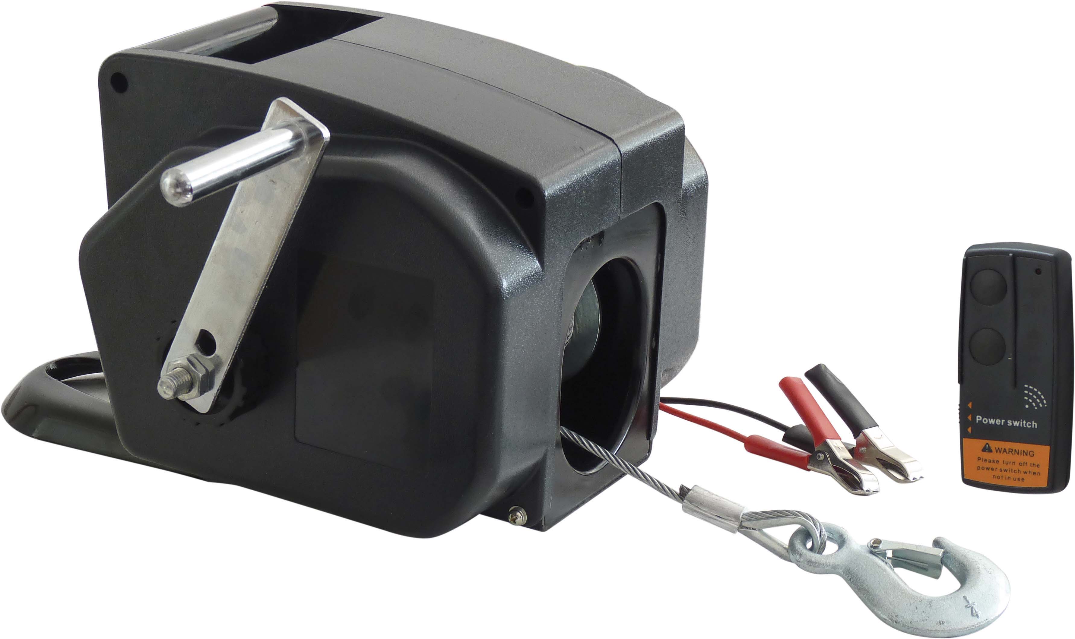 Treuil de traction electrique 12v 900kg DRAKKAR EQUIPEMENT - 15254