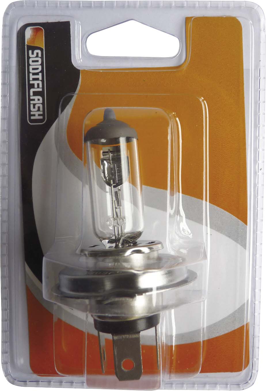 H4 12v p43t 60/55w blanche/blister SODELEC - 16011