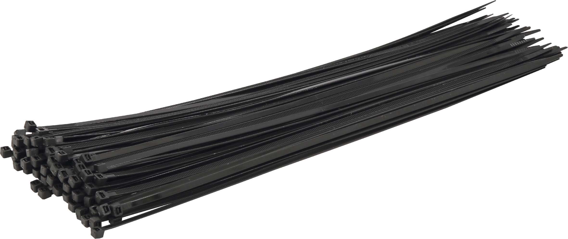100 COLLIERS NYLON 4.8X380 BLACK