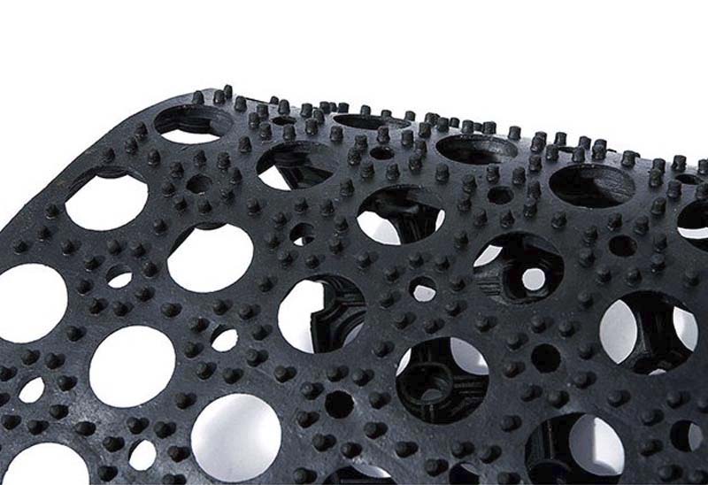 Tapis caillebotis 100% caoutchouc 80x120cm - 17259