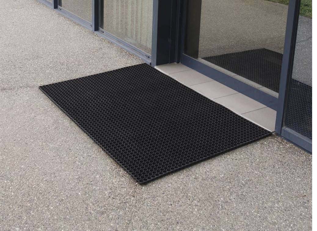 TAPIS CAILLEBOTIS 100% CAOUTCHOUC 100X150CM -17260