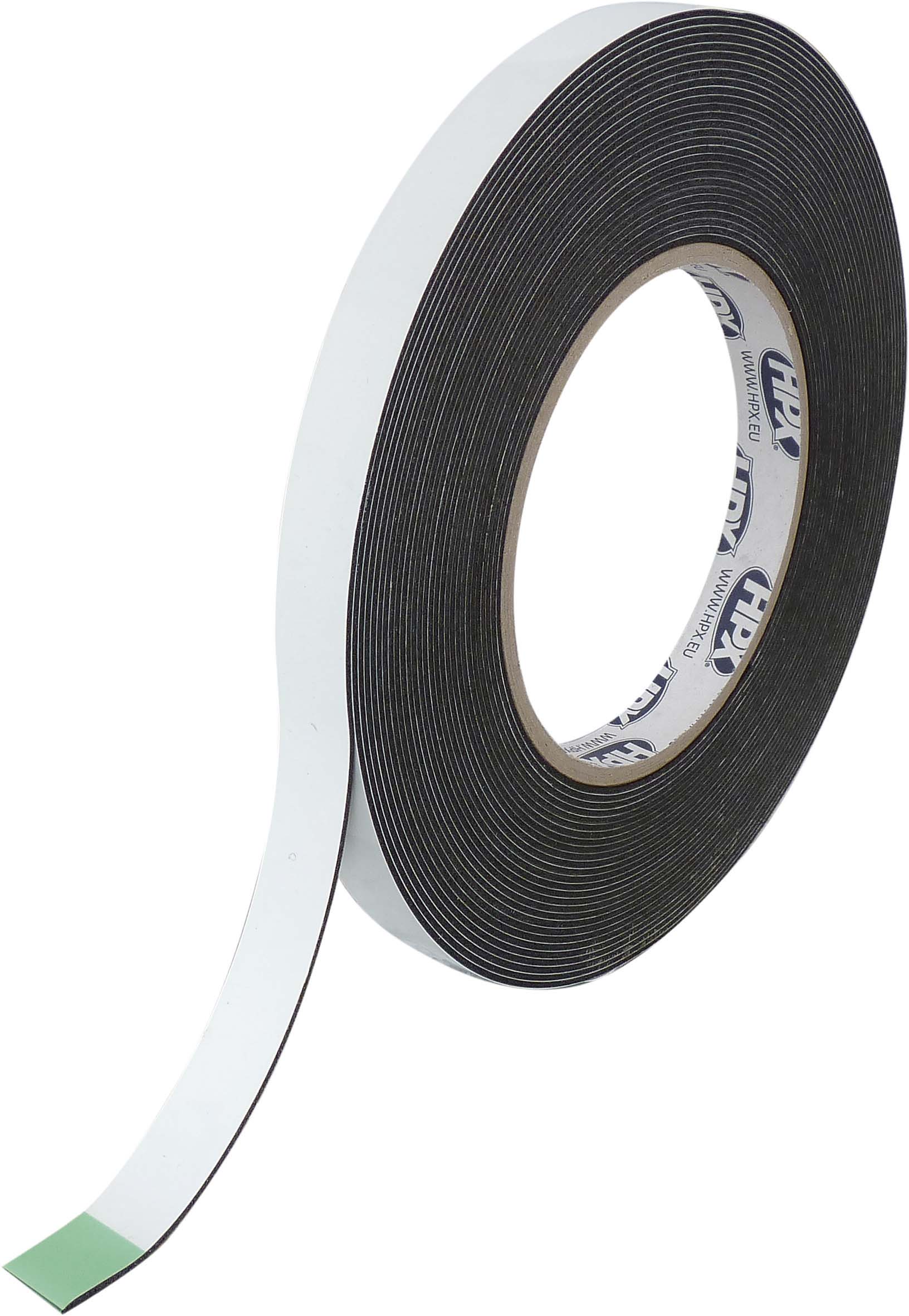 Ruban pe double face noir 12mm 10m HPX - 20506