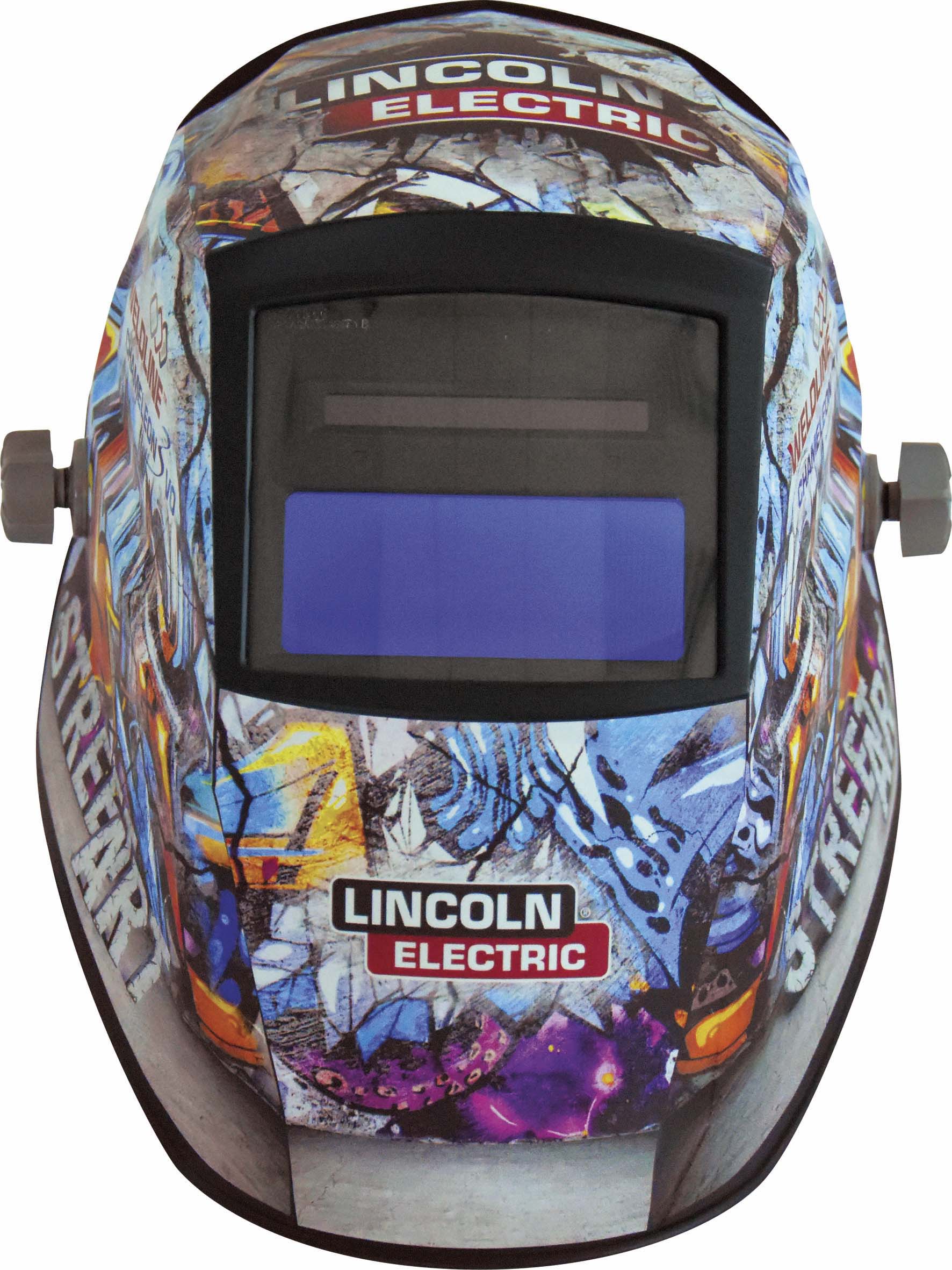 Cagoule de soudage automatique teinte 8/13 vision 97x40mm design StreetArt WELDLINE 65302