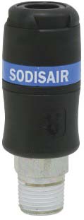 Raccord rapide securite filete 1/2'm d.8 s/blister DRAKKAR EQUIPEMENT - 01321
