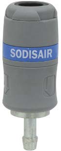 Raccord rapide femelle passage d'air 8mm pour tuyau de 10mm DRAKKAR - 01389