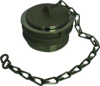 Bouchon aluminium à verrou et chaînette DN 80mm TRIBOULET - 01935