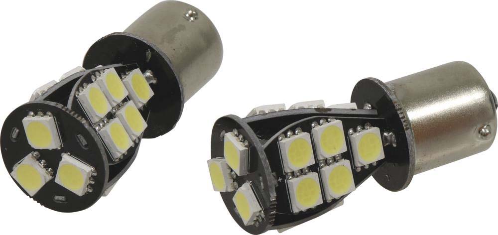 Ampoule poirette LED 12V 3W BA15s - de 2 pcs SODELEC - 02071