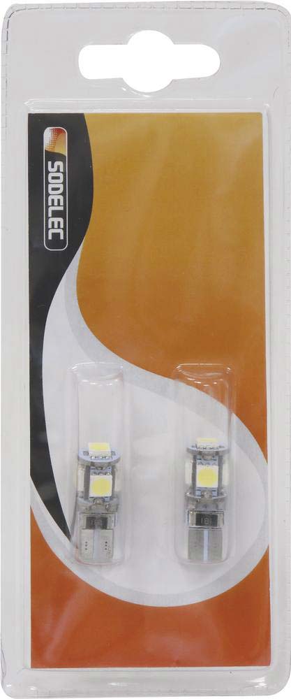 Lampe témoin led 12v 1,5w w2,1x9,5d SODELEC - 02076