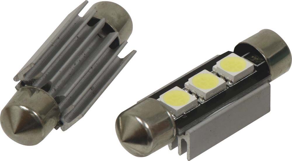 Ampoule navette LED 12V 2W SV8,5 - de 2 pcs SODELEC - 02078