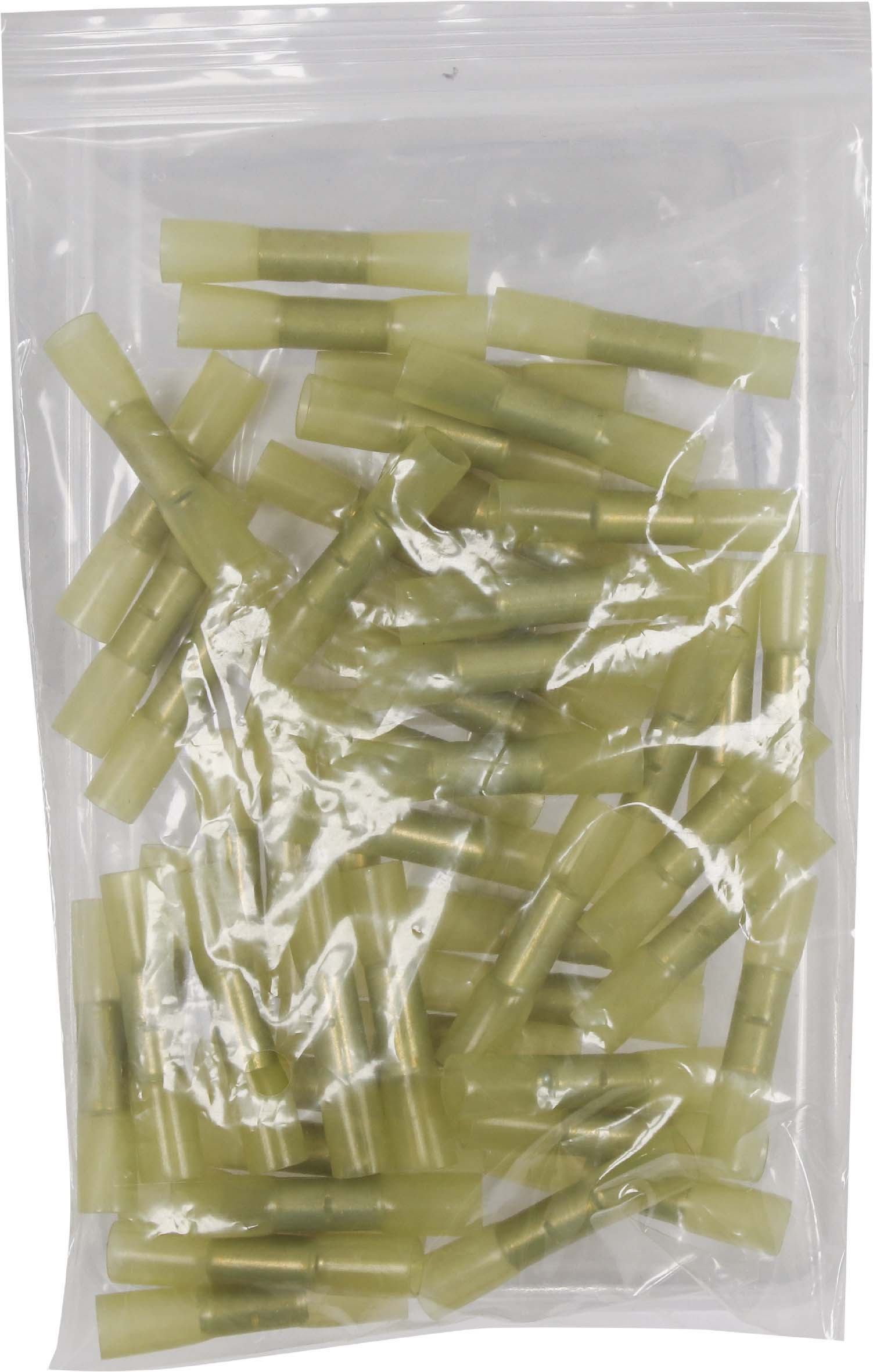 Sachet 50 jonctions thermoretractables jaune pour fil 4 a 6mm² - 271350