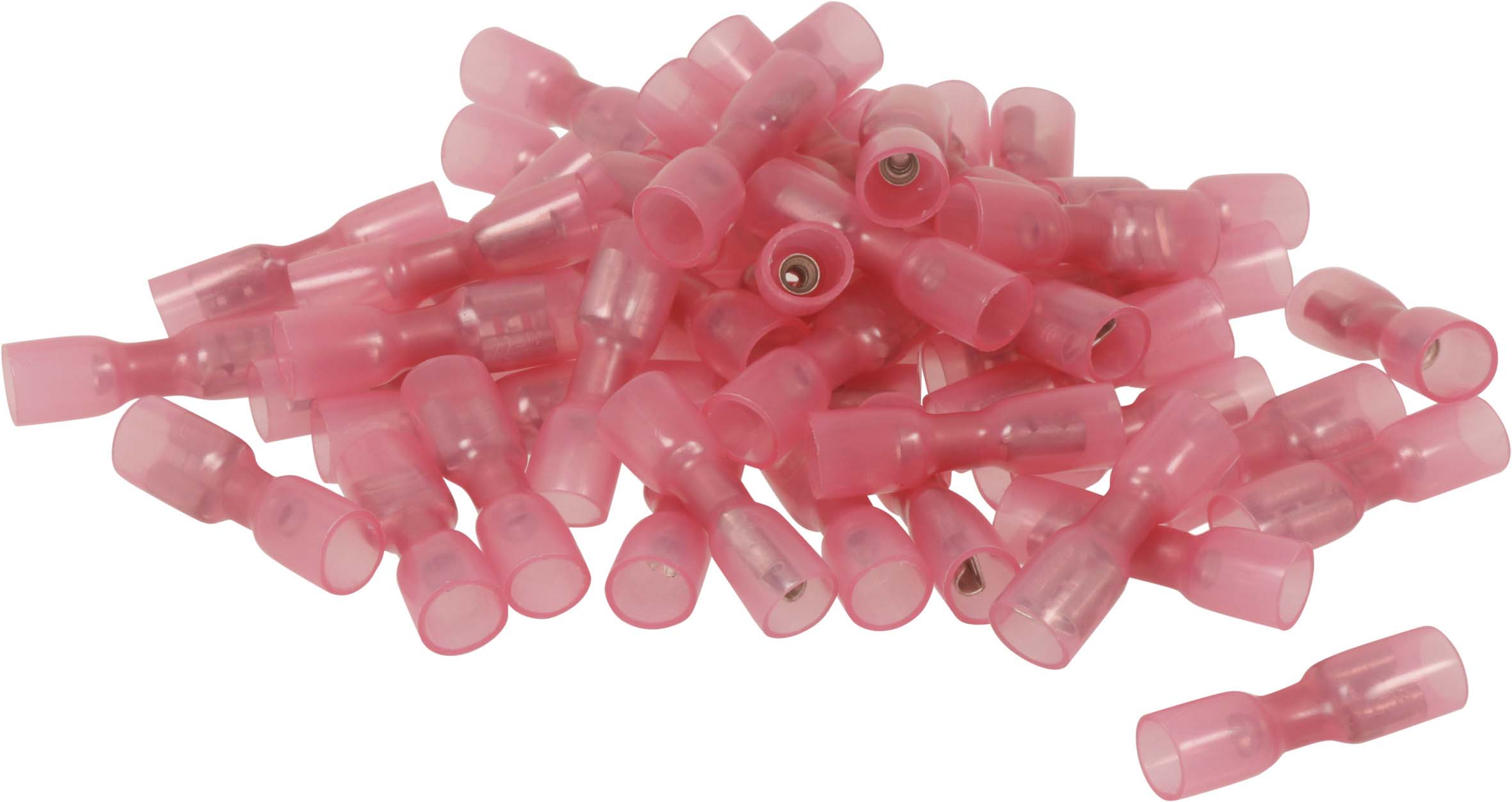 Sachet 50 cosses femelles isolees thermoretractables rouge - 273150