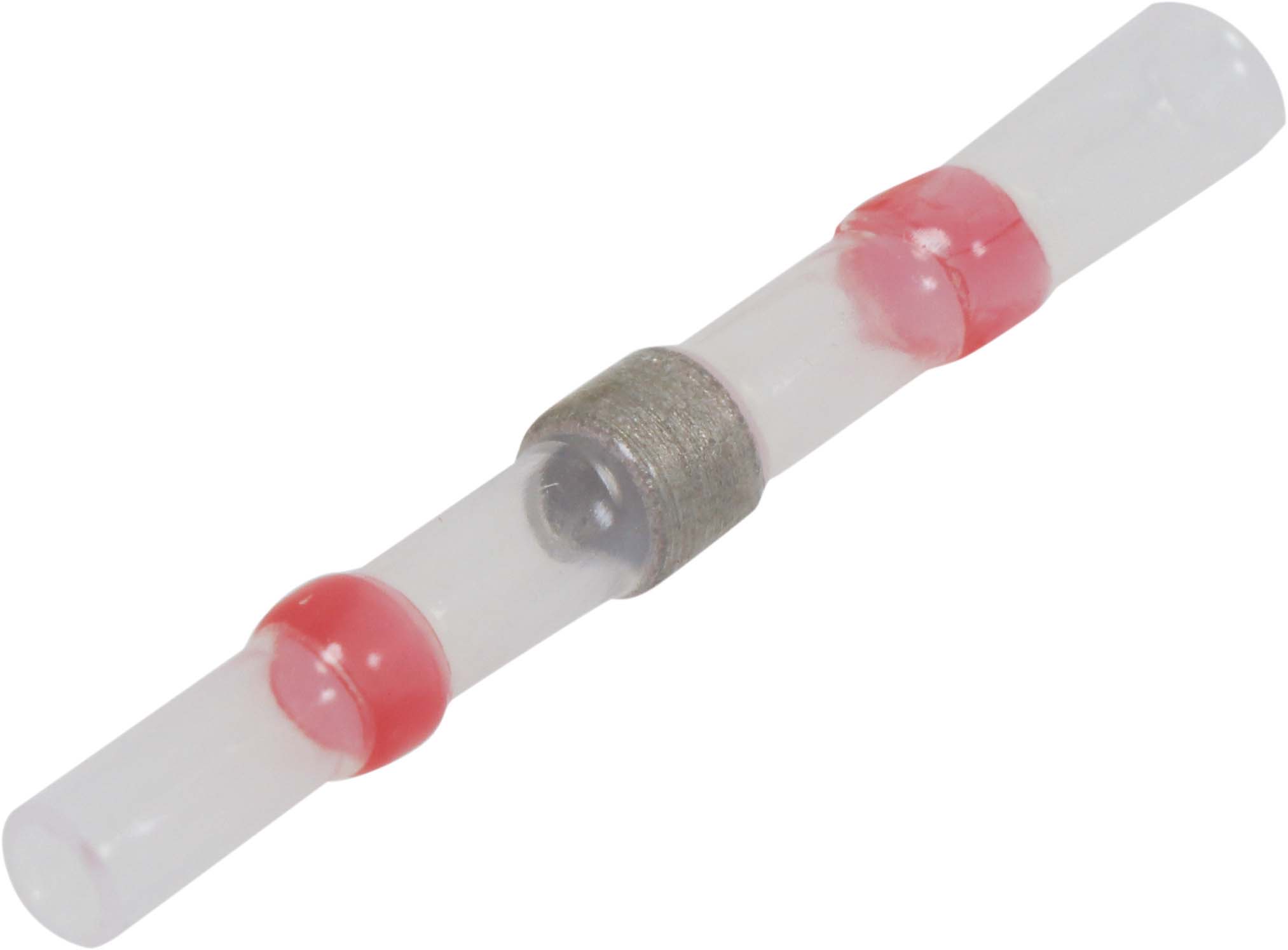 Sachet 50 cosses thermoretractables rouge pour fil 05 a 15mm² - 274650