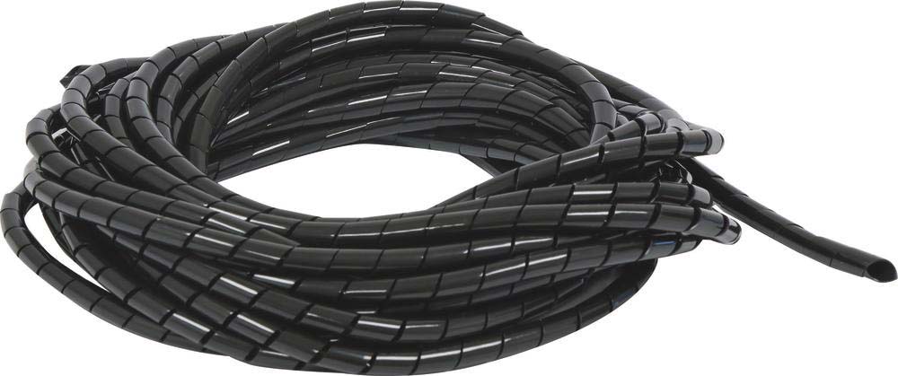 Gaine spiralée 6,7/8mm 10m noire SODELEC - 02810