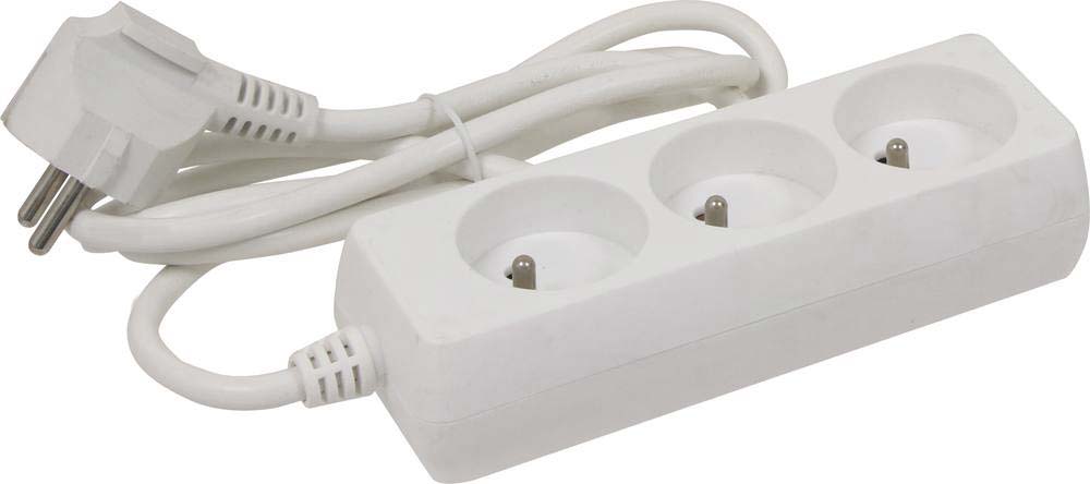 Bloc 3 prises 230V câble 1,5m SODELEC - 03106