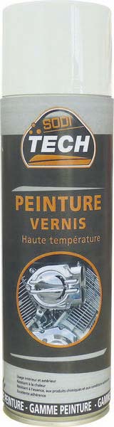 Peinture haute température 600°C vernis - aérosol de 500ml KARZHAN - 03834