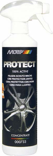 Cire de protection brillant pour jante - flacon spray de 500ml MOTIP - 03930