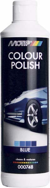 Polish carrosserie bleu - bidon de 500ml MOTIP - 03952