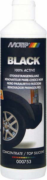 Rénovateur pare choc noir - bidon de 500ml MOTIP - 03962