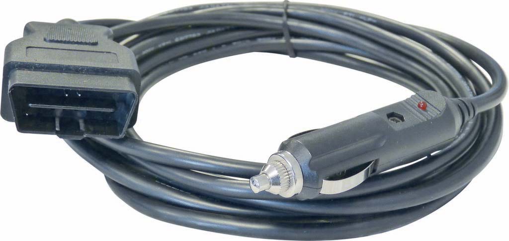 Rallonge 3,7m prise OBDII et prise allume cigare - 04032