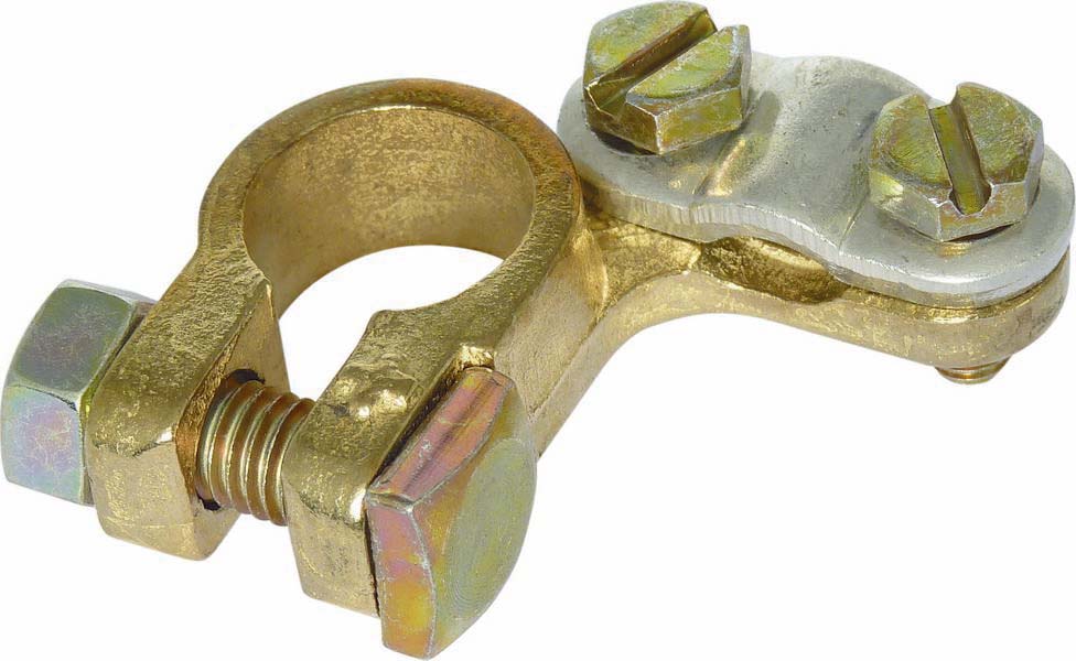 Collier de batterie VL à barrette/double serrage/pôle 